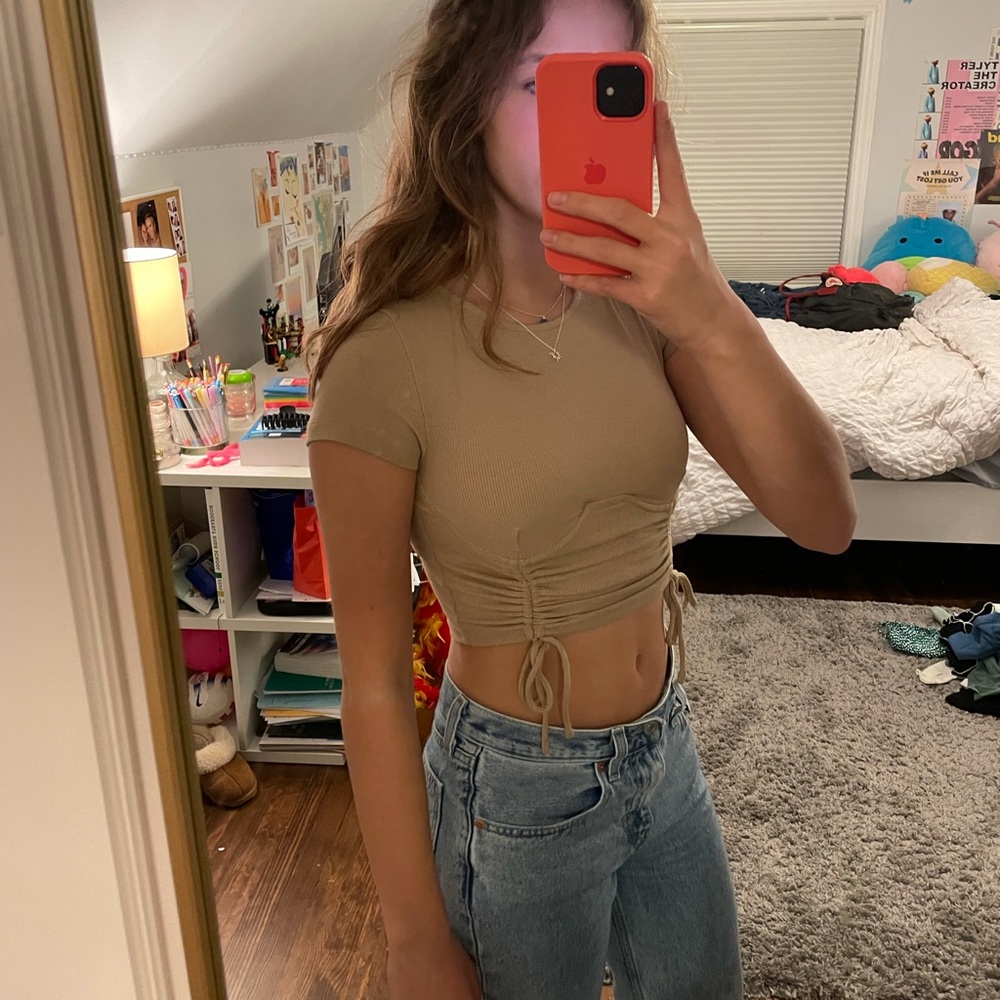 Princess Polly Stormi Top Brown